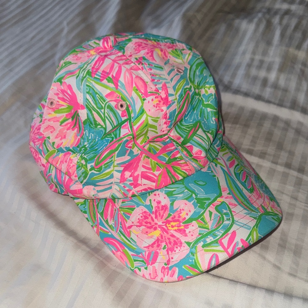 Lilly Pulitzer Tropical Floral Cap